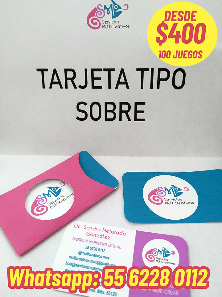 Tarjeta con sobre